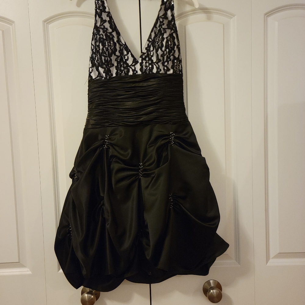 Black party/cocktail dress.